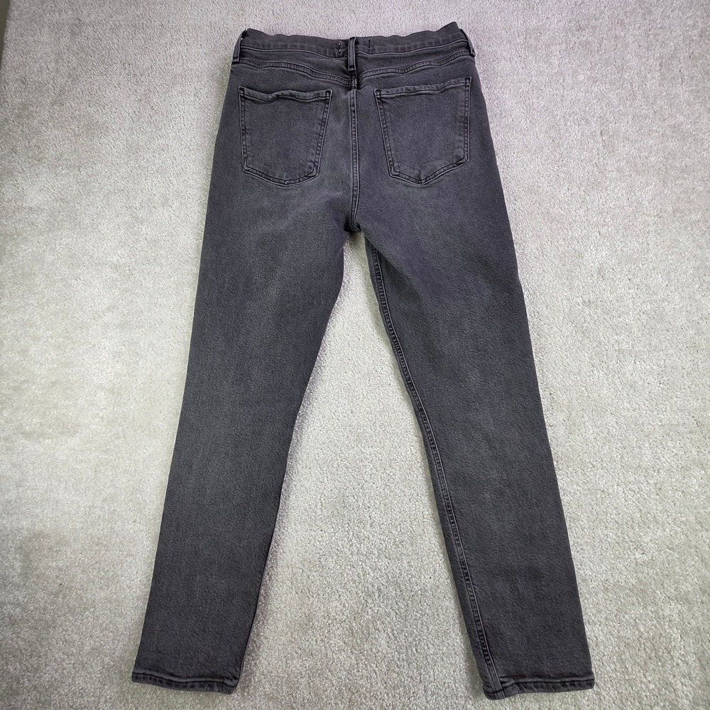 AGOLDE Nico High Rise Jeans Women's 28 Gray Straight Leg Button Fly - Picture 2 of 10
